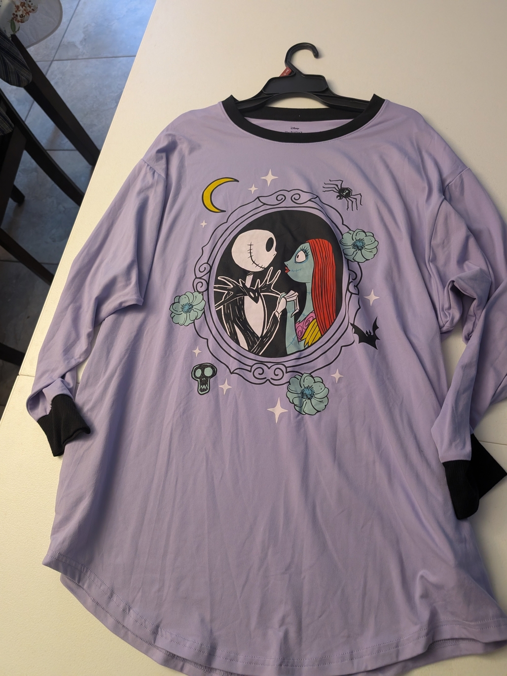 Brand New Nightmare Before Christmas Themed Nightshirt